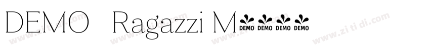 DEMO   Ragazzi M字体转换